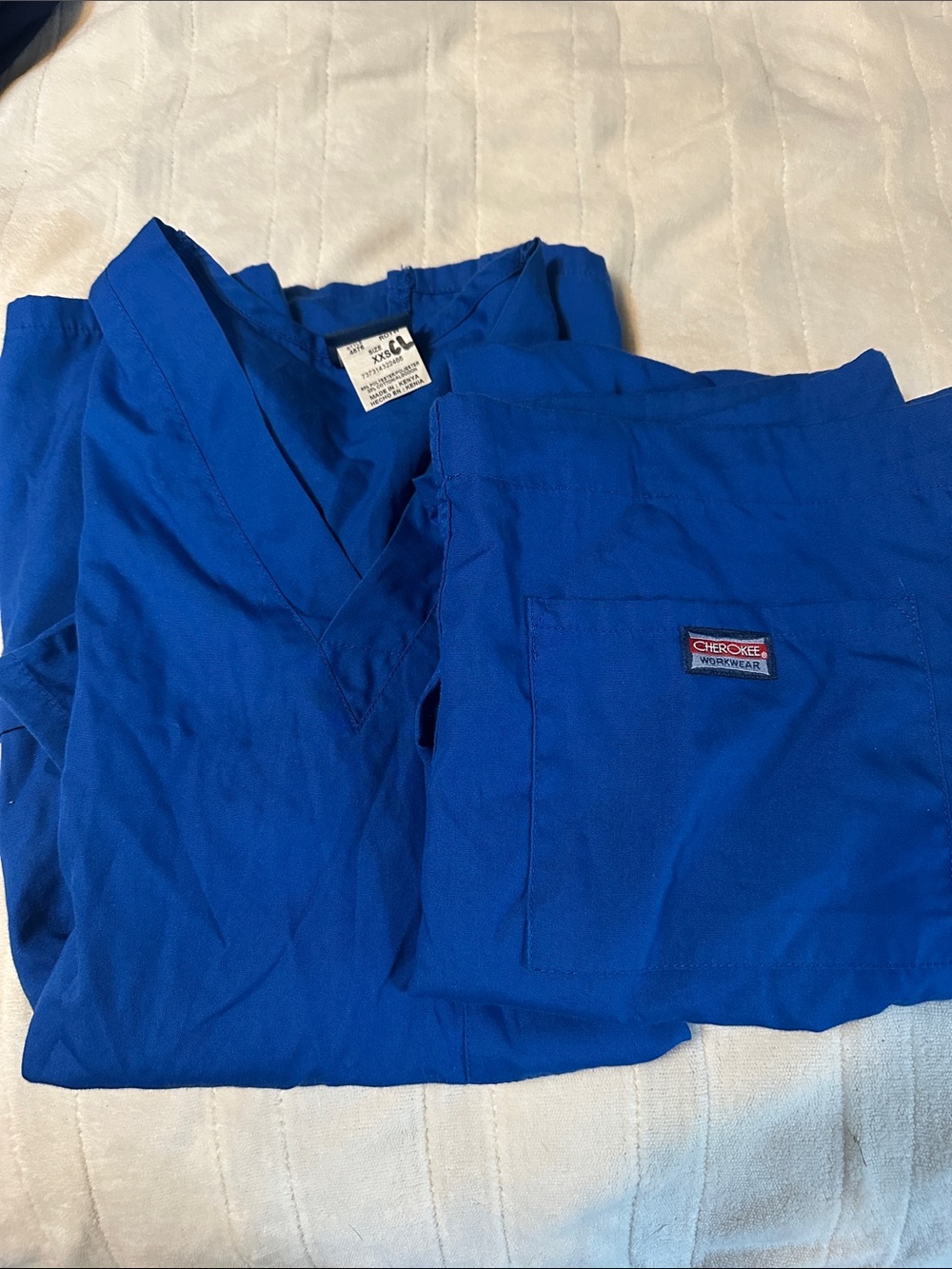 Cherokee women’s Royal Blue Scrubs
